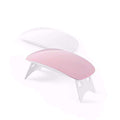 NAILWIND Nail Dryer Lamp Mini, 6W LED UV Portable Nail Dryer Curing Lamp Light for Gel Based Polish USB Power with 45s/60s Timer Setting