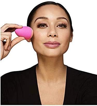 COSLUXE Beauty Blender Makeup Sponge, 2 Pcs Pink,Black Sponges & Blenders, Beauty Blender Sponge for Makeup, Cream, Concealer and Foundation, For Woman girl's - Image 8