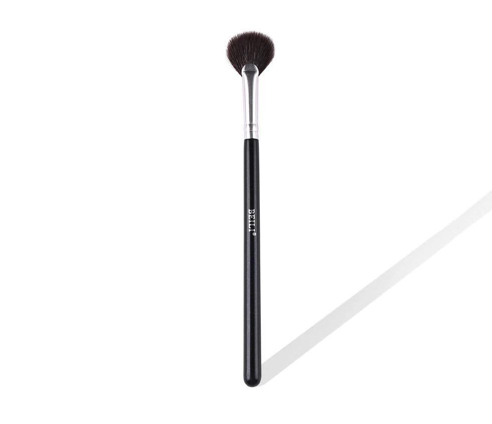 COSLUXE BEILI Fan Brush Professional Blush Brush Soft Vegan Synthetic Makeup Brushes, for Face Highlighting,Buffing and Blending with Powder Cream Cosmetics Blusher Highlighter Applicator Eyeshadow Brush