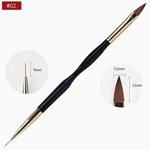 NAILWIND 31pcs Nail Art Brushes,Nail Art Tool Set,Nail Dotting Tools,Nail Dust Brush,Striping Nail Art Brushes for Long Lines,Nail Drawing Pen For Nail Design.,Nail Art Design Tools - Image 8