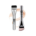 BH STUDIO PRO 2pcs Super Thin Blade Foundation Makeup Brush Thick Square Flat Flawless Foundation Makeup Brush, Soft Synthetic Bristles Blending Brushes