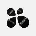 COSLUXE 4 Pcs Triangle Makeup Puffs – Soft Velvet Face Powder Applicators for Setting, Blush & Foundation, Reusable Cosmetic Beauty Tools for Daily & Travel Use