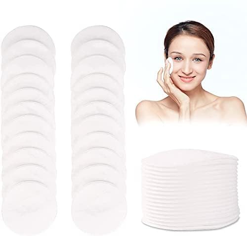 COSLUXE Cotton Pads for Face Make Removal Soft Round Pads - White 150 - Image 2