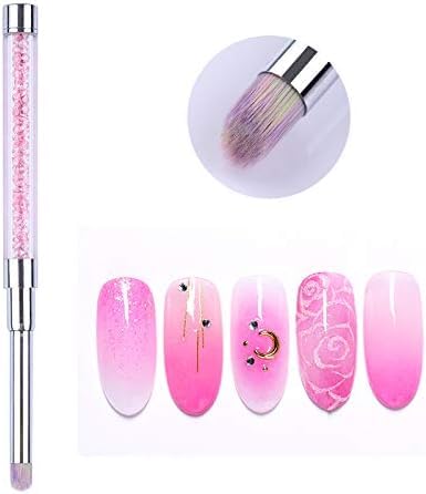 NAILWIND acrylic brush for nail art 1 Pc Gradient Pencil Nail Art Brush Drawing Rhinestones Acrylic Pink Handle Painting Pen Nail UV Gel Tips DIY Nail Art Tool - Image 8