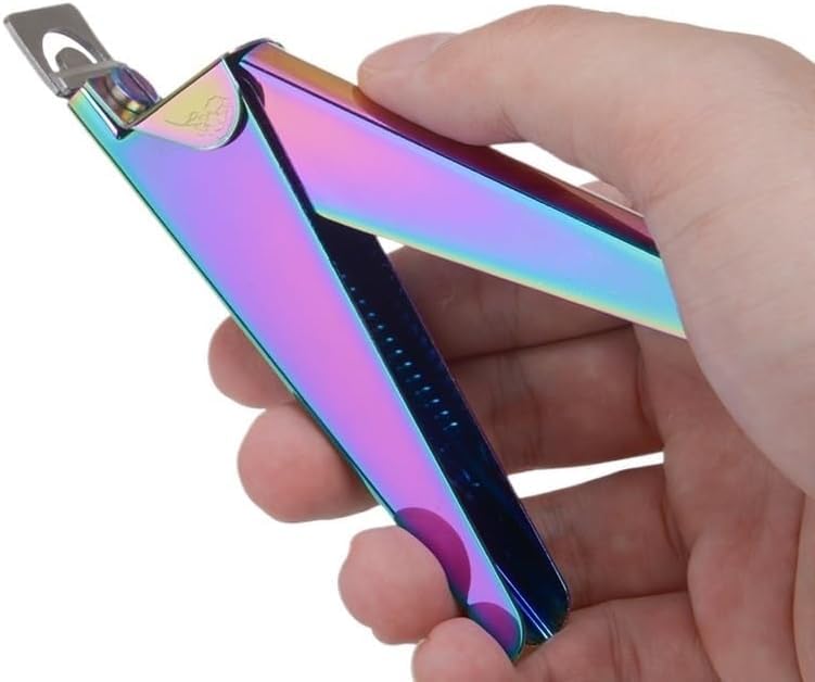 NAILWIND Acrylic Nail Clipper, 1 Pcs Professional Gel False Nails Tips Cutter, Fake Nail Clippers, Cutter Trimmer Stainless Steel Manicure Nail Art Tools (SILVER) - Image 3