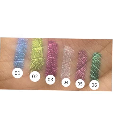 My Colors x TFF Holographic Shimmery Eyeliner Pencil | Waterproof, Smudge Proof, Long Lasting Eyeliner With Easy Glide | 24hrs Multi - Chrome Effect (01, 0.35g) - Image 2