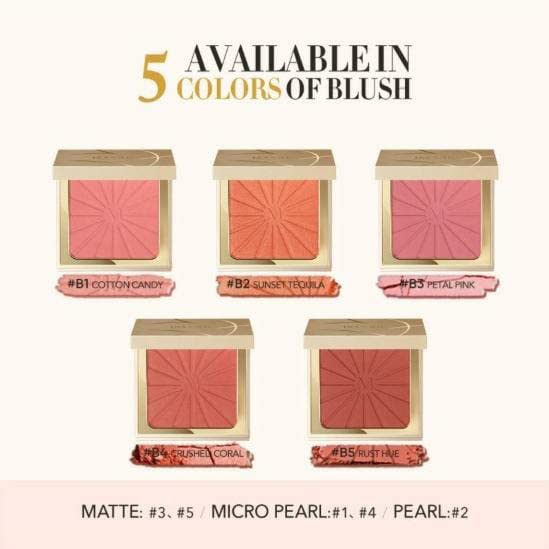 COSLUXE IMAGIC PROfessional Cosmetic RADIANT HIGHLIGHT AND BLUSHER 8.8g (B4-CAUSHED CORAL) - Image 5