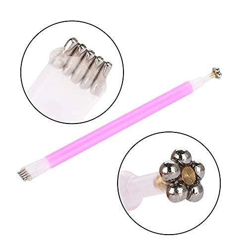 Cosluxe Double-headed Magnetic Nail Painting Pen, Dotting Pen for Cat Eye UV LED Gel Nail Art Polish, Professional Acrylic Manicure Tool - Image 4