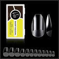 NAILWIND Gel Kit, Soft Tips, False Nails for Art Polish Soak Off Lamp Easy Extensions Acrylic Fake Press on Tips (19 - Short Squoval, 500 - PCS)