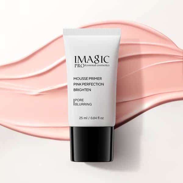 IMAGIC Mousse Makeup Primer | Oil-Free Shine | Pore Blurring | Long-Lasting Base | All skin Types 25ml - Image 3
