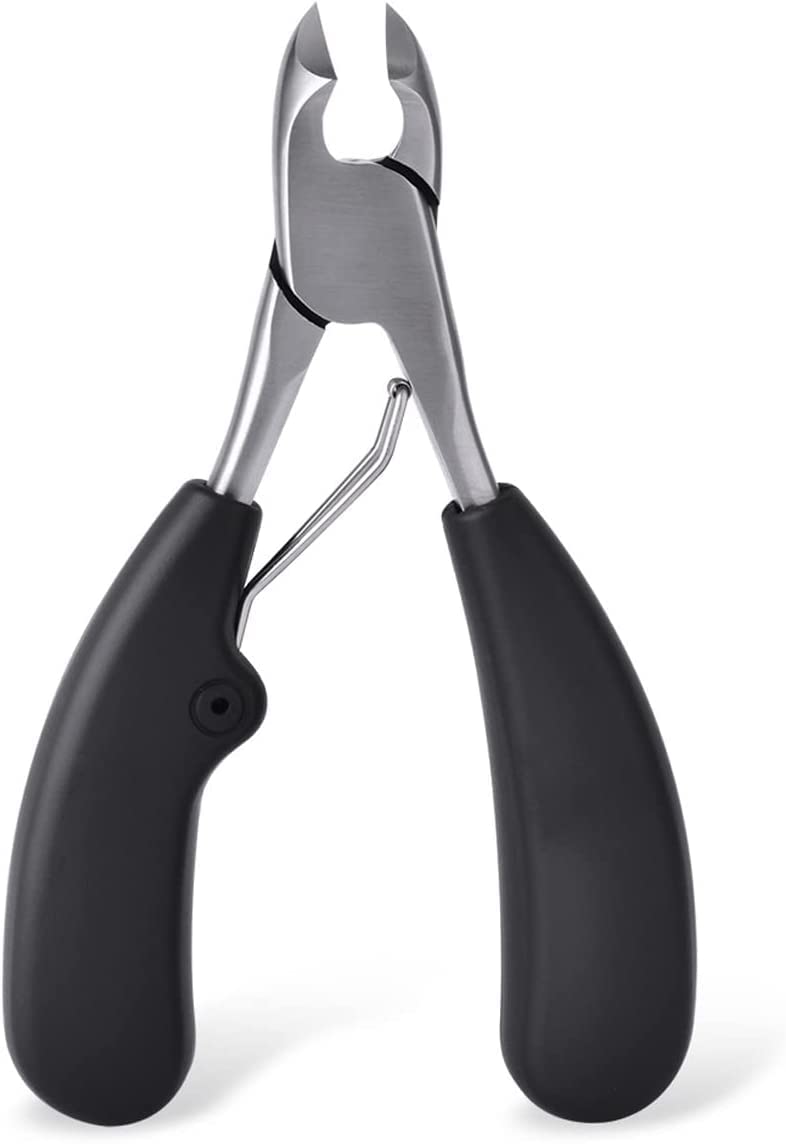 NAILWIND Nail Clippers for Thick Nail & Ingrown Toenails, Toe nail Clippers for Men, Women, Seniors, Sharp Curved Blade, Professional Pedicure Tool Gift