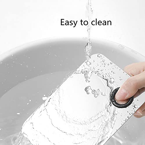 COSLUXE Professional 2Pcs Cosmetic Mixing Makeup Palette Spatula Makeup Artist Tool Mini Ring Palette, Beauty Salon Color Cream Mixing Palette With A Spatula Makeup Nail Art Palette (SET-A) - Image 4