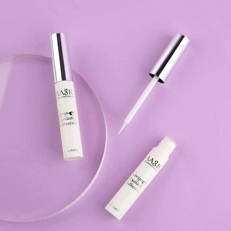 COSLUXE IMAGIC PROfessional cosmetic False Eyelash Glue, STRIP EYELASH ADHESIVE 5ml - White - Image 3