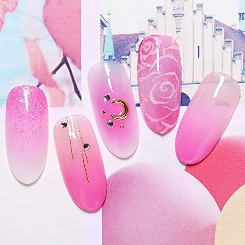 NAILWIND acrylic brush for nail art 1 Pc Gradient Pencil Nail Art Brush Drawing Rhinestones Acrylic Pink Handle Painting Pen Nail UV Gel Tips DIY Nail Art Tool - Image 4