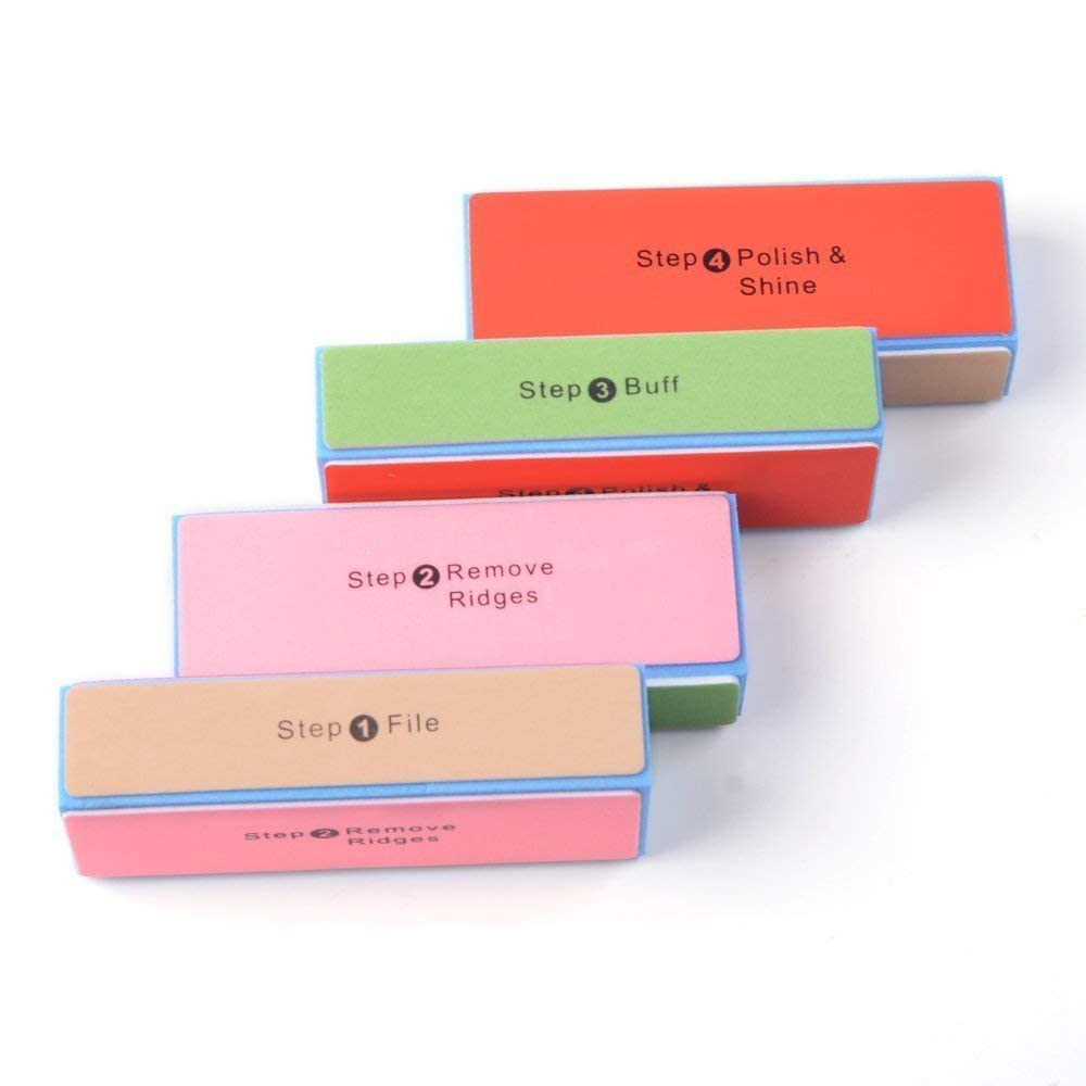 NAILWIND Professional Nail Buffer and Nail File Buffers for Women Girls, Emery Boards, Manicure Tools Nail Buffer Block for Home and Salon Use (4 Way Nail File, 3 Pcs) - Image 5