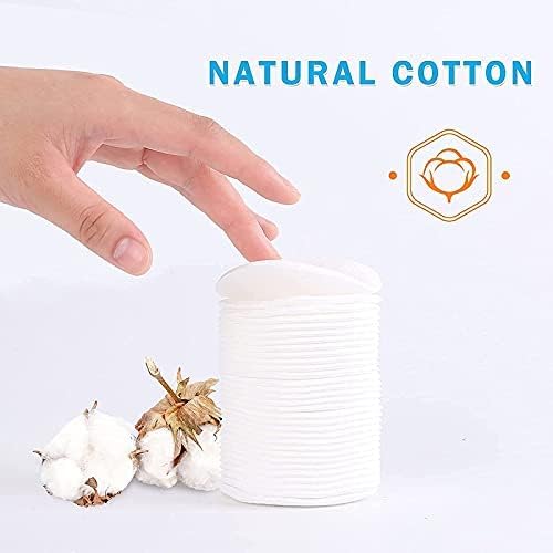 COSLUXE Cotton Pads for Face Make Removal Soft Round Pads - White 150 - Image 7