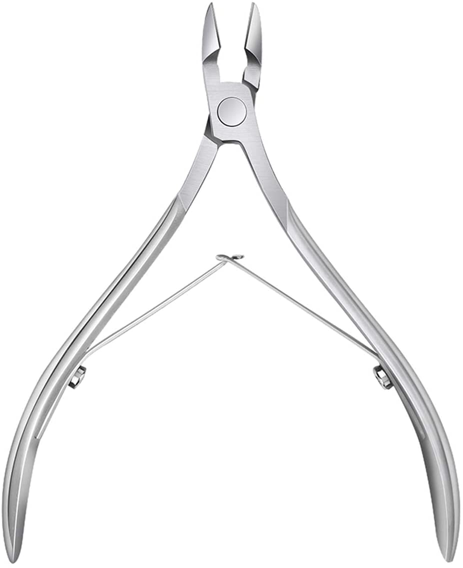 COSLUXE Cuticle Nippers Cuticle Scissors Trimmer & Remover - Stainless Steel | Extremely Sharp | Best Hand Care Professional Manicure Tool