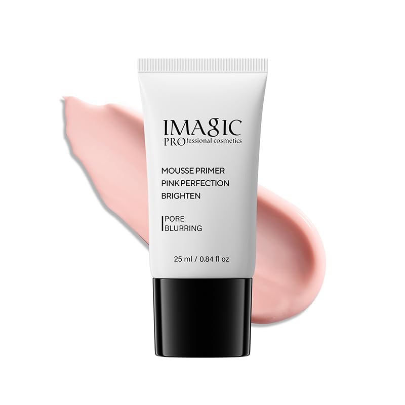 IMAGIC Mousse Makeup Primer | Oil-Free Shine | Pore Blurring | Long-Lasting Base | All skin Types 25ml