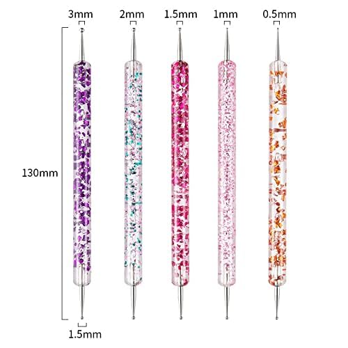 NAILWIND 31pcs Nail Art Brushes,Nail Art Tool Set,Nail Dotting Tools,Nail Dust Brush,Striping Nail Art Brushes for Long Lines,Nail Drawing Pen For Nail Design.,Nail Art Design Tools - Image 6
