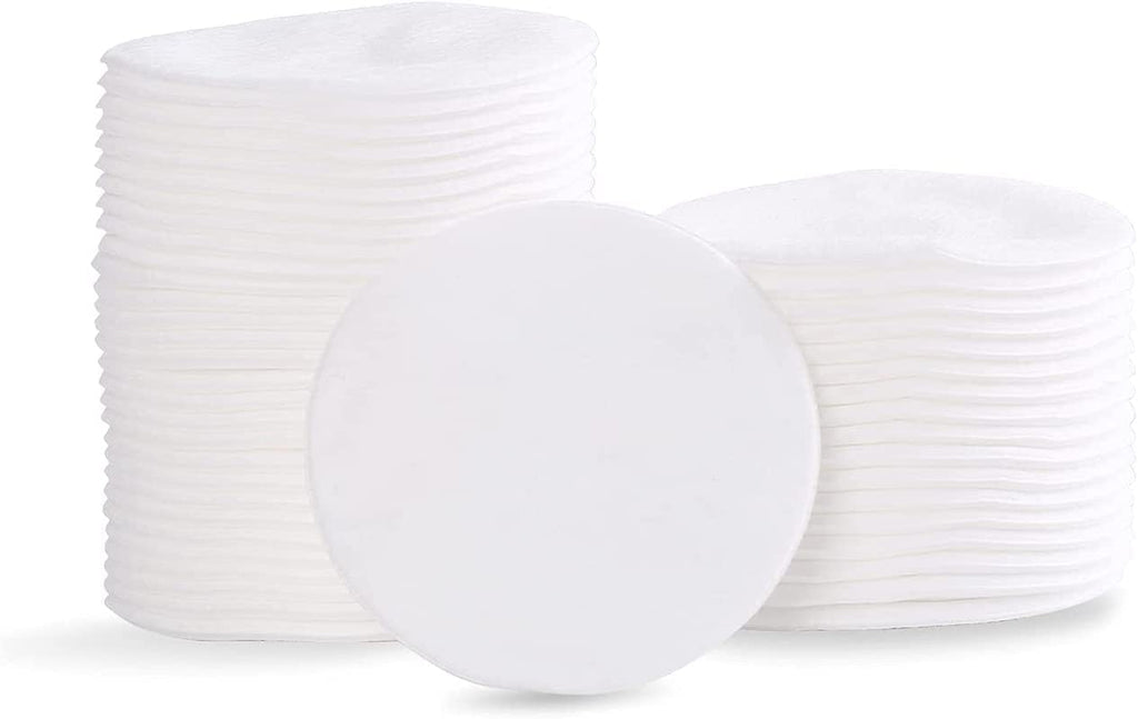 COSLUXE Cotton Pads for Face Make Removal Soft Round Pads - White 150