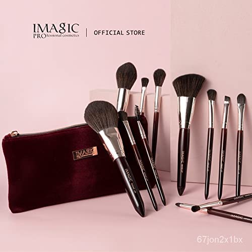 COSLUXE IMAGIC PROfessional 12PCS Professional Makeup Brush Set For Foundation Powder Blush Eyeshadow Face Makeup Brush - Image 5