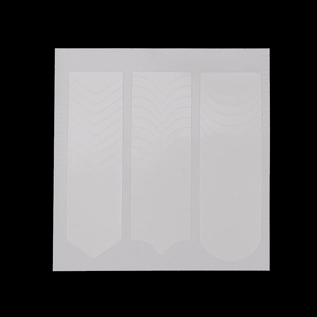 NAILWIND Nail Art Tip Sticker, French Manicure Nail Stickers Strips, Self Adhesive Nail Sticker Tips for Manicure Decoration for Women Girls Pack of 10 Sheets - Image 8