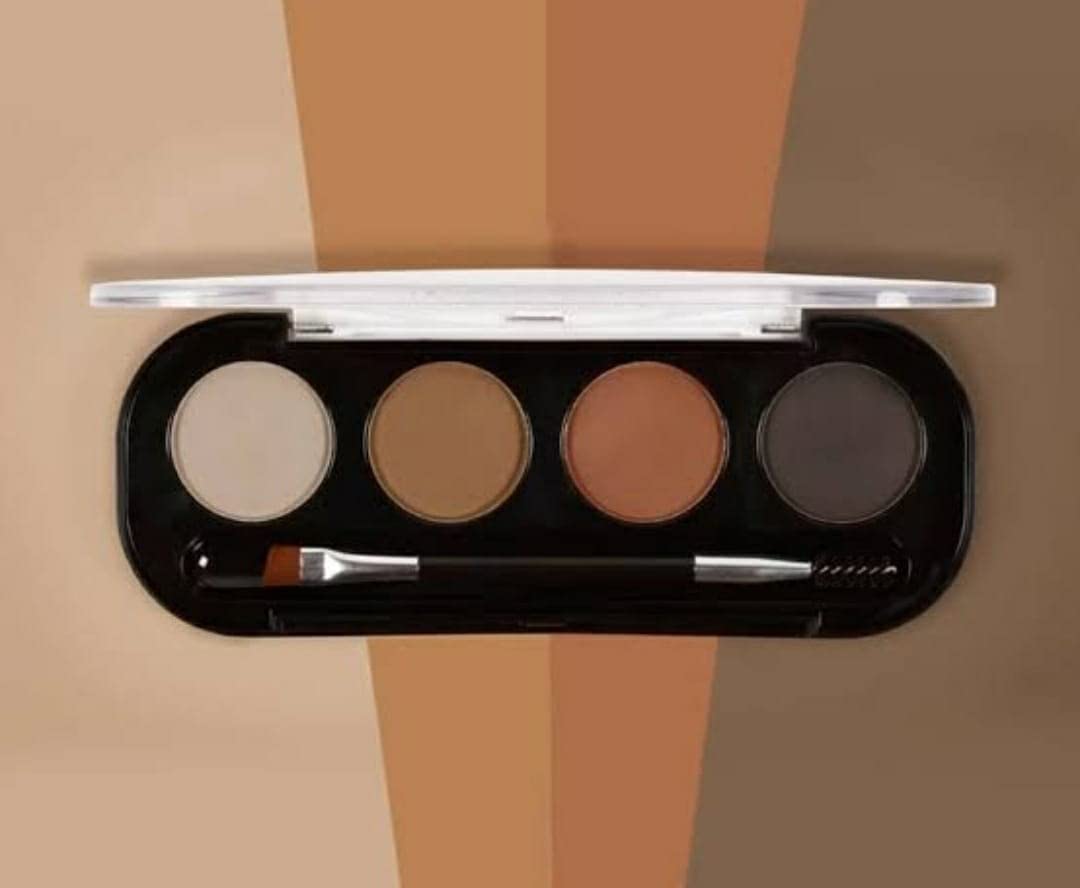 MY COLORS Soft And Natural Eyebrow Makeup Cake 4g For Women And Girls - Image 3