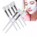 Cosluxe 3 pcs Facial Mask Brush Makeup Brushes Cosmetic Tools with Clear Plastic Handle, Professional Soft Brush, Face Pack Brush Pack
