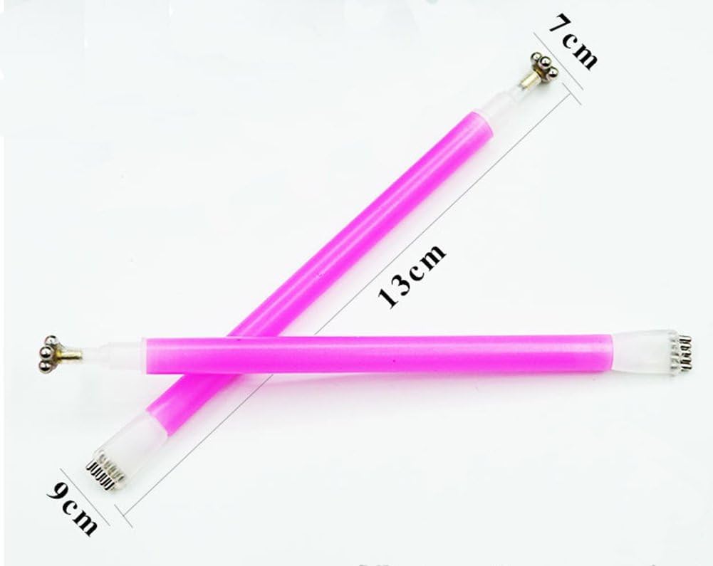 NAILWIND Nail Art Magnet Stick Cat Eyes Double-headed Magnetic Nail Painting Pen, Dotting Pen for Cat Eye UV LED Gel Nail Art Polish, Professional Acrylic Manicure Tool - Image 6