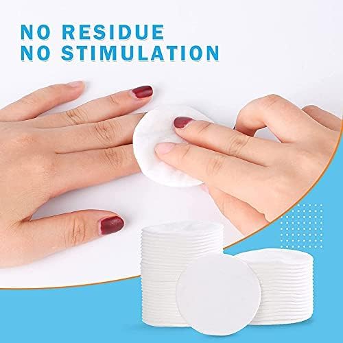 COSLUXE Cotton Pads for Face Make Removal Soft Round Pads - White 150 - Image 6