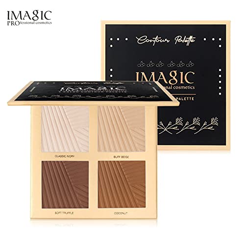 COSLUXE IMAGIC PROfessional Contour Palette 30.8g, 4 COLOR CONTOUR POWDER PALETTE - Image 2