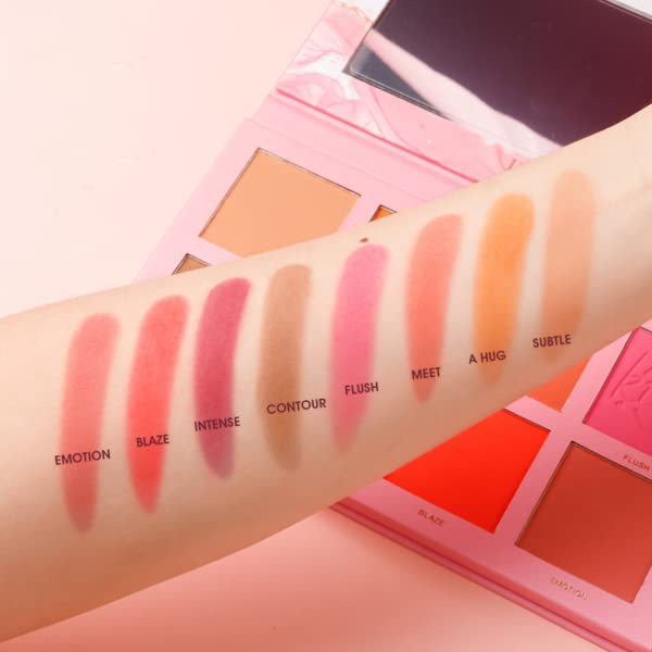 COSLUXE IMAGIC PRO CHEESE PROFESSION 8 COLOR CONTOUR & BLUSH PALETTE 32.8g - Image 3