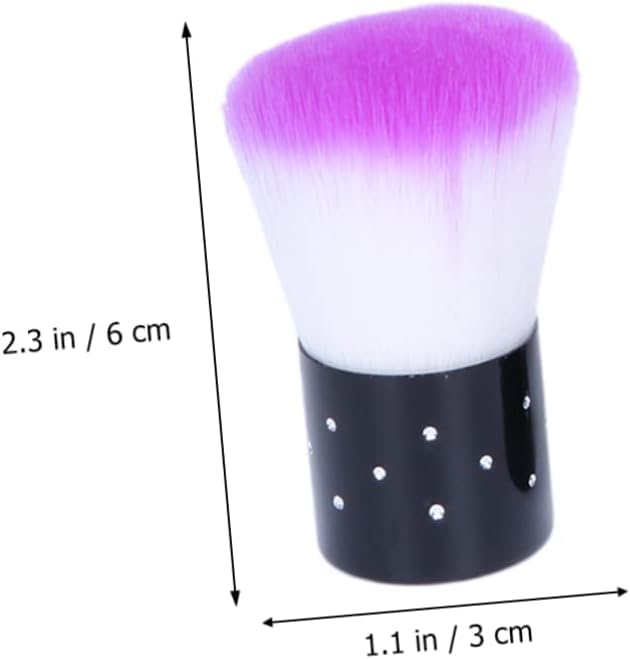 NAILWIND Nail Dust Brush Colorful Soft Kabuki Cleaner Brush for Makeup 1 - Pieces - Image 9