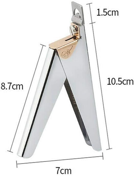 NAILWIND Acrylic Nail Clipper, 1 Pcs Professional Gel False Nails Tips Cutter, Fake Nail Clippers, Cutter Trimmer Stainless Steel Manicure Nail Art Tools (SILVER) - Image 7
