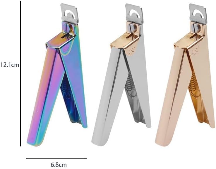NAILWIND Acrylic Nail Clipper, 1 Pcs Professional Gel False Nails Tips Cutter, Fake Nail Clippers, Cutter Trimmer Stainless Steel Manicure Nail Art Tools (SILVER) - Image 5