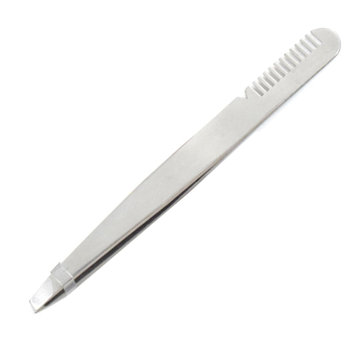 NAILWIND 2 Pcs Multifunctional Eyebrow Tweezers with Eyebrow Comb False Eyelashes Applicator Tool Makeup Grooming Tool for Eyebrows or Facial Hair
