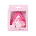 COSLUXE triangle puff, pizza puff makeup Puff The Perfect Trio | 3 Set of Pink triangle puff for Makeup Sponges | for Foundation, Liquid, Cream, Powder, Beauty Gift Set Woman, Girl