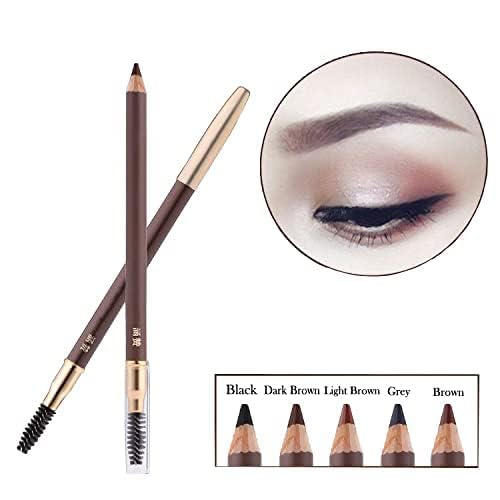 My Colors Eyebrow Pencil With Mascara Brush, Waterproof, Long lasting 1.4g, Medium Brown - Image 8