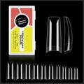 NAILWIND Gel Nail Kit, Soft Gel Nail Tips, False Nails for Gel Nail Art Polish Soak Off Lamp Easy Nail Extensions Acrylic Fake Nails False Press on Nail Tips (12 - FRENCH LONG SQUARE, 500 - PCS)