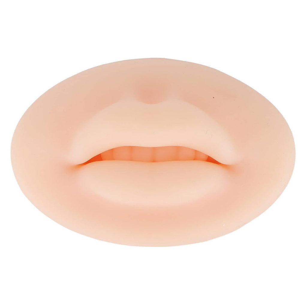 COSLUXE Silicone Practice Skin for Lips - Easy To Use With Tooth Shape for Lipsticks and Face Makeup - Tools 1 Pcs