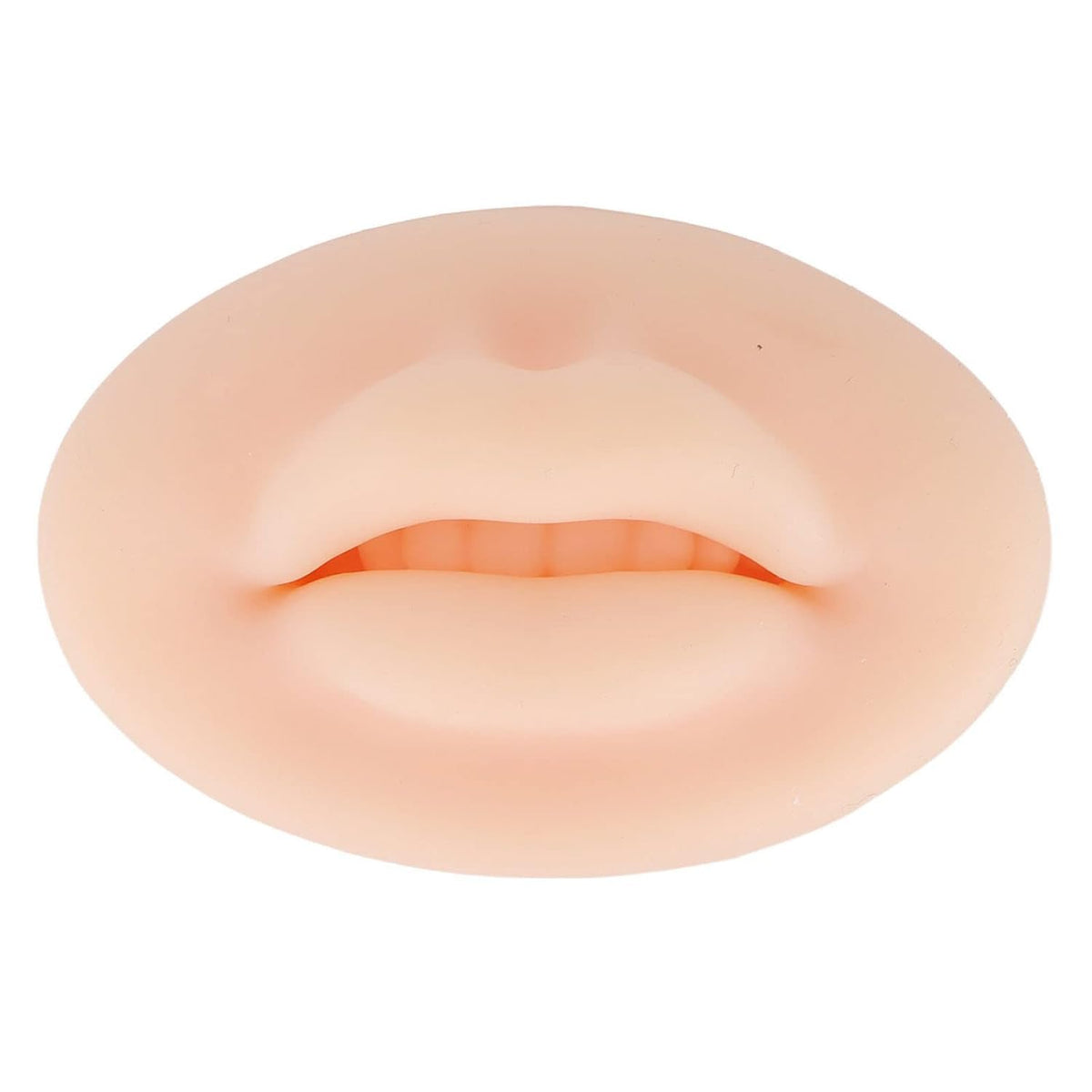 COSLUXE Silicone Practice Skin for Lips - Easy To Use With Tooth Shape for Lipsticks and Face Makeup - Tools 1 Pcs