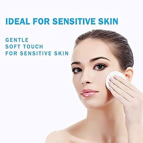 COSLUXE Cotton Pads for Face Make Removal Soft Round Pads - White 150 - Image 3
