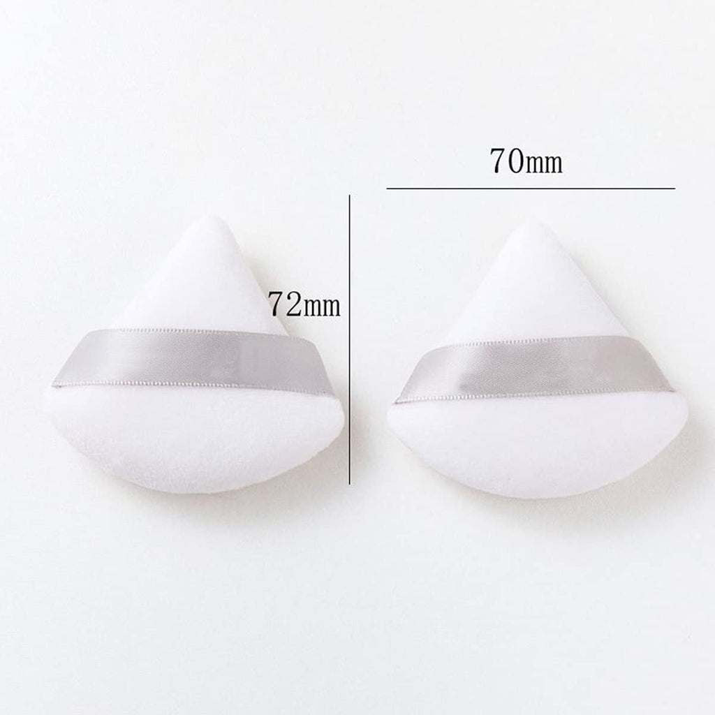 COSLUXE IMAGIC Makeup Triangle Finger Sponge Set,6- Face Triangle Soft Makeup puff, 4 - Finger Puff Mini Makeup powder Puff for Contouring, Under Eyes and Corners,Loose Powder Multicolour - Image 4