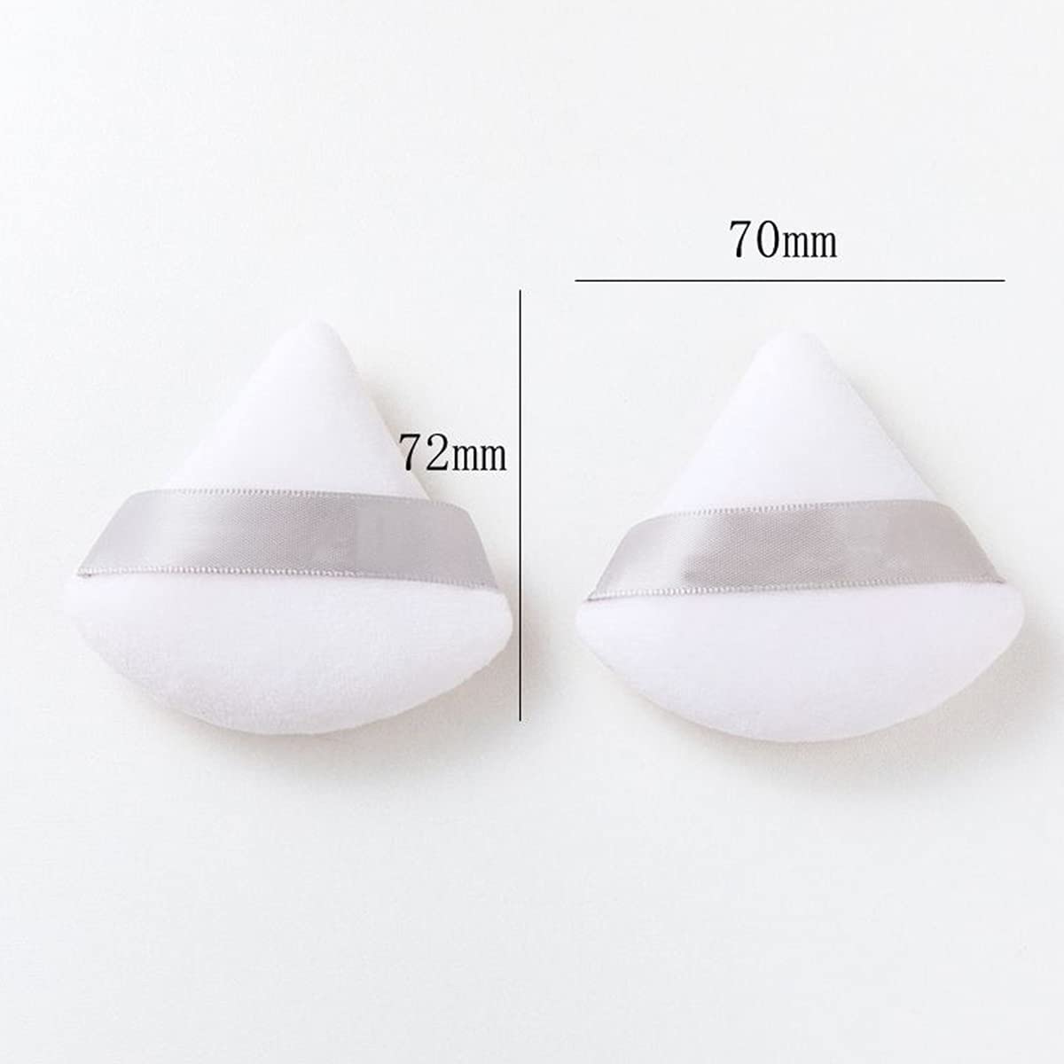 COSLUXE IMAGIC Makeup Triangle Finger Sponge Set,6- Face Triangle Soft Makeup puff, 4 - Finger Puff Mini Makeup powder Puff for Contouring, Under Eyes and Corners,Loose Powder Multicolour - Image 4