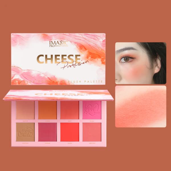 COSLUXE IMAGIC PRO CHEESE PROFESSION 8 COLOR CONTOUR & BLUSH PALETTE 32.8g - Image 2