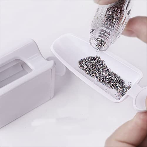NAILWIND Powder Recycling Tray System with Scoop, Nail Dip Container Portable Dipping Powder Storage Box or Nail Art and Makeup Tool Nail - Image 7