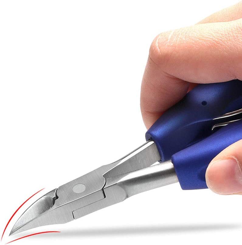 COSLUXE Toenail Clippers, Professional Thick & Ingrown Toe Nail Clippers for Men & Seniors, Pedicure Clippers Toenail Cutters, Super Sharp Curved Blade - Image 7