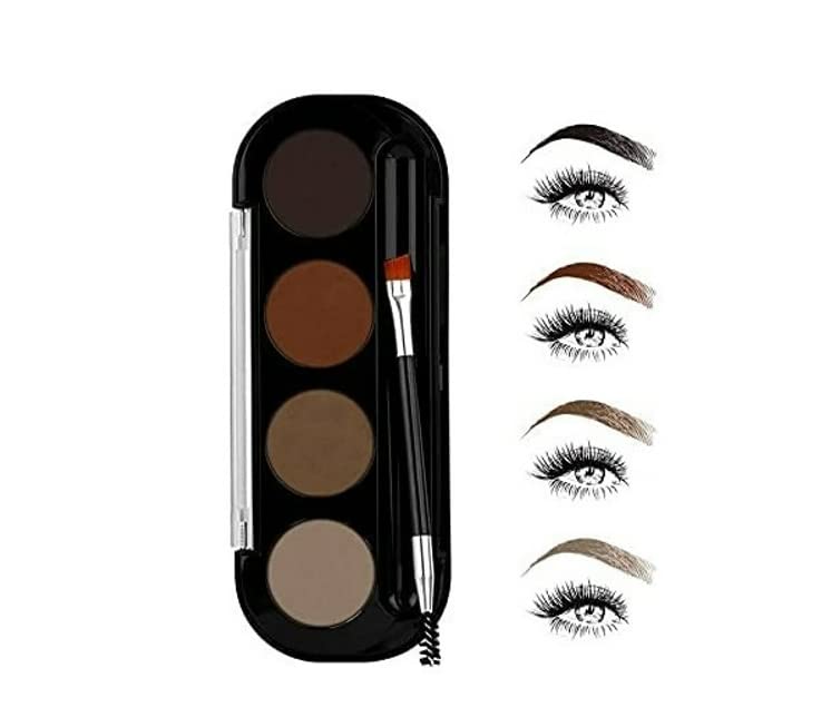 MY COLORS Soft And Natural Eyebrow Makeup Cake 4g For Women And Girls - Image 2