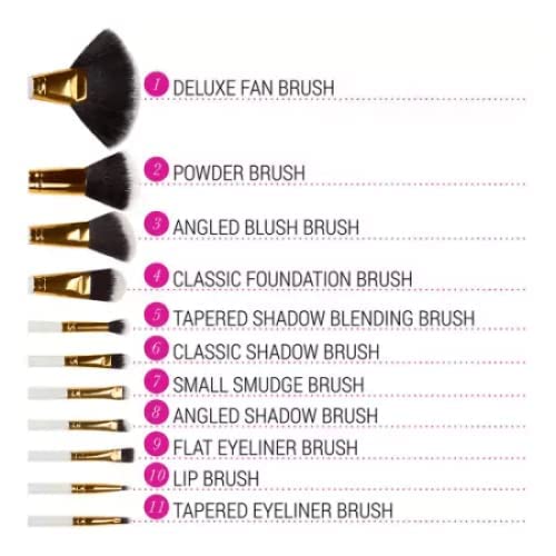 BH STUDIO PRO Dot Collection 11 Piece Brush Set (black) - Image 3