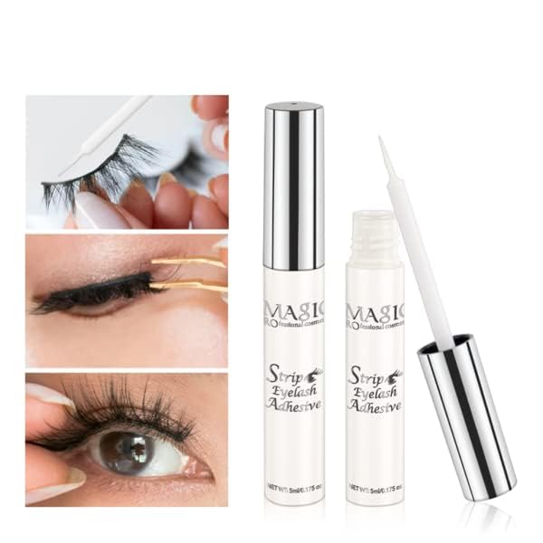 COSLUXE IMAGIC PROfessional cosmetic False Eyelash Glue, STRIP EYELASH ADHESIVE 5ml - White - Image 4